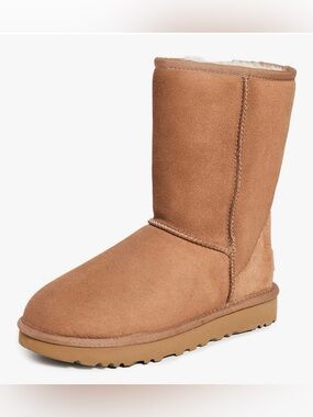 UGG Classic Short Boots Chestnut Brown Sheepskin Lined Women’s